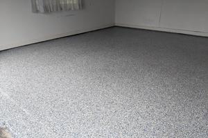 Floor coated in comet flakes